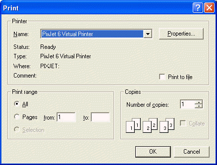 Radioaktiv Folde saltet Virtual Printer software, Image Printer, Output to PDF, TIFF, JPG